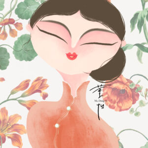 Ms Dong Yi — Pine & Crane (Print #20)