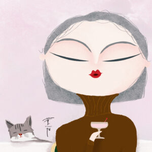 Ms Dong Yi — Crimson Grace (Print #6)